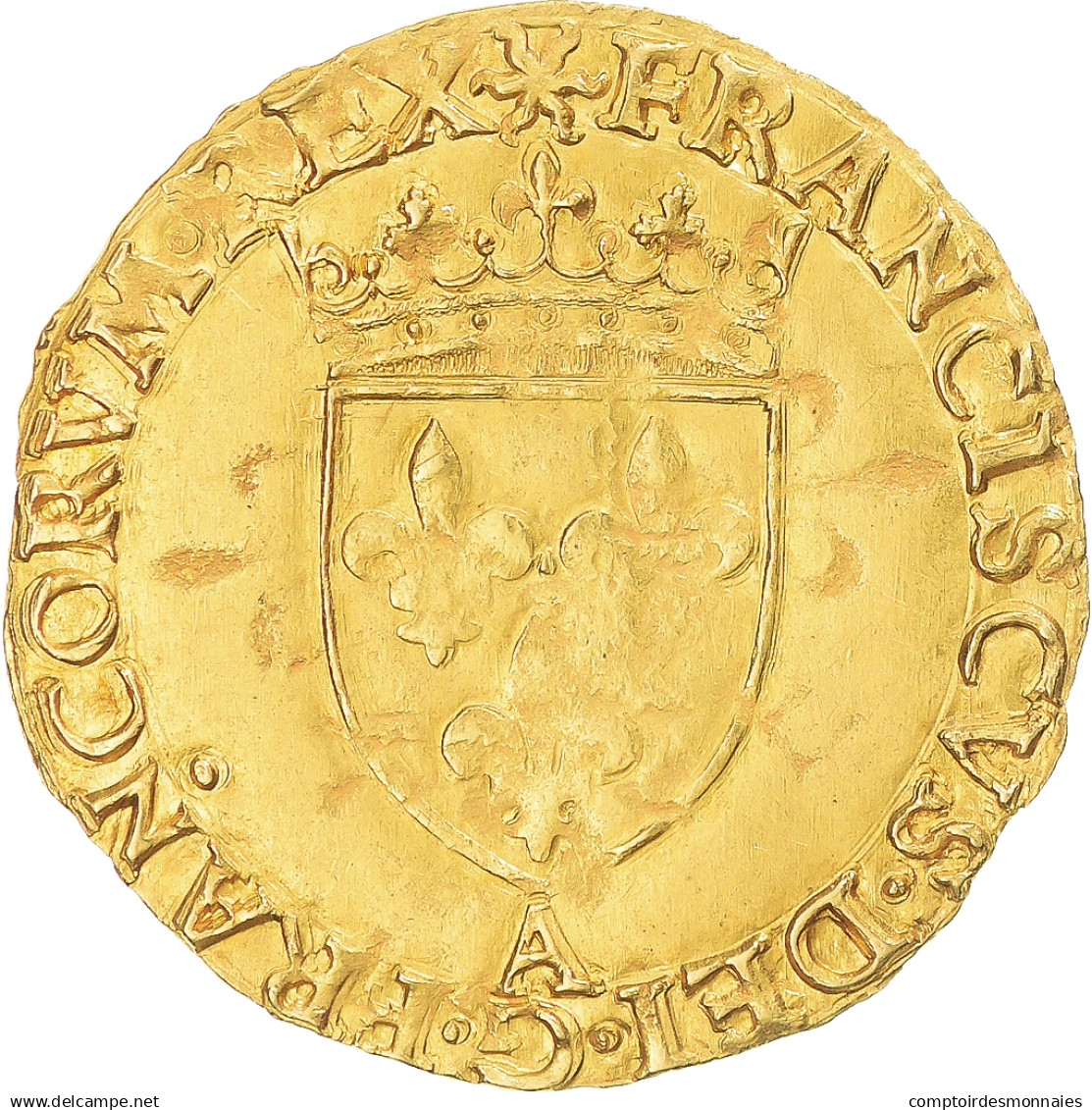 Monnaie, France, François Ier, Écu D'or Au Soleil, 1540-1547, Paris, TTB, Or - 1515-1547 Franz I. Der Ritterkönig