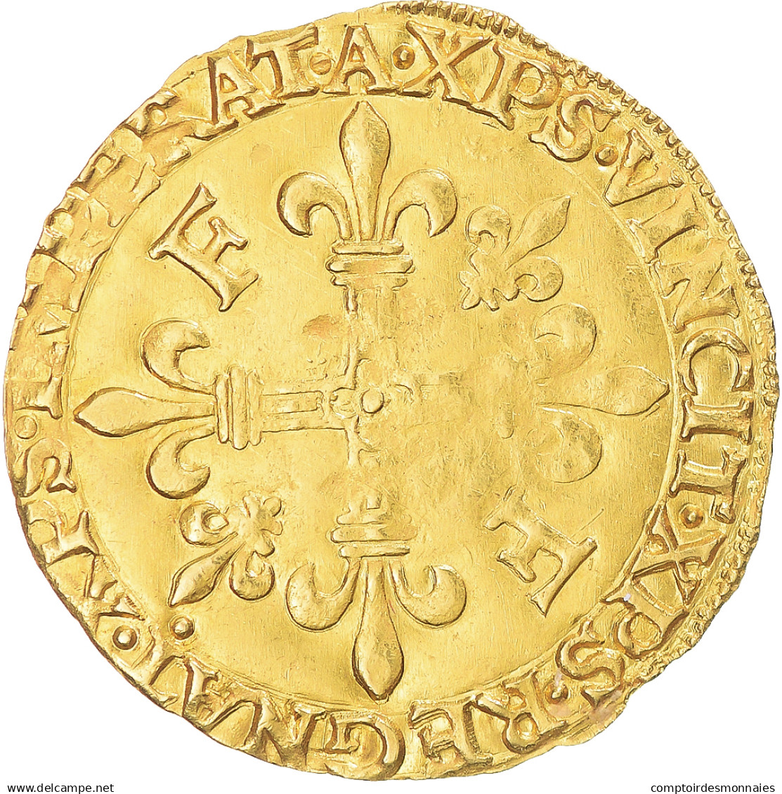 Monnaie, France, François Ier, Écu D'or Au Soleil, 1540-1547, Paris, TTB, Or - 1515-1547 Frans I