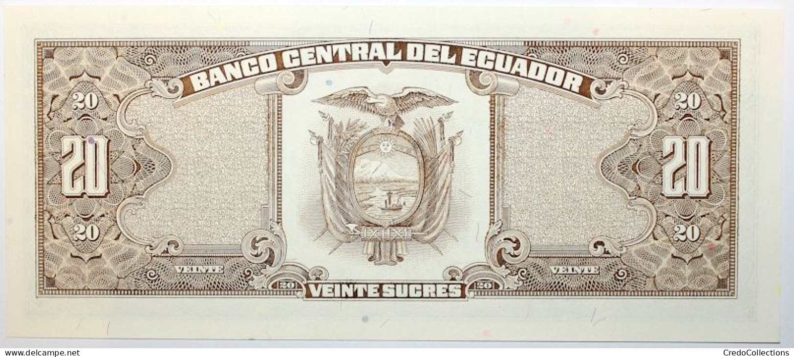 Équateur - 20 Sucres - 1988 - PICK 121Аa.7 - NEUF - Equateur