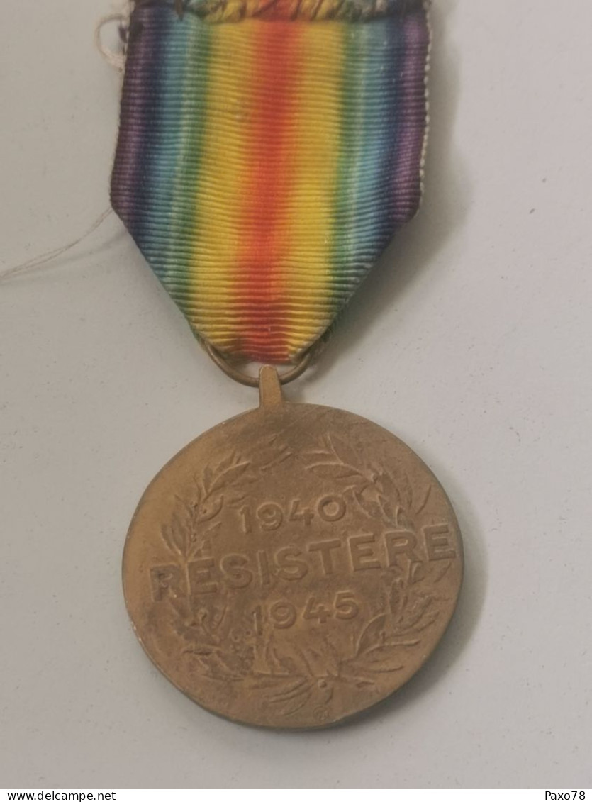 Belgique Médaille, Résistance 1940-45 - Autres & Non Classés