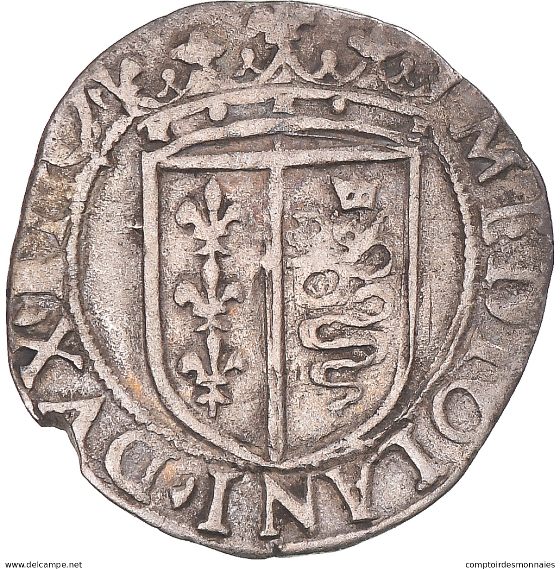 Monnaie, Italie, Louis XII, Soldino, Milan, TTB, Argent, Duplessy:733 - 1498-1515 Ludwig XII. 