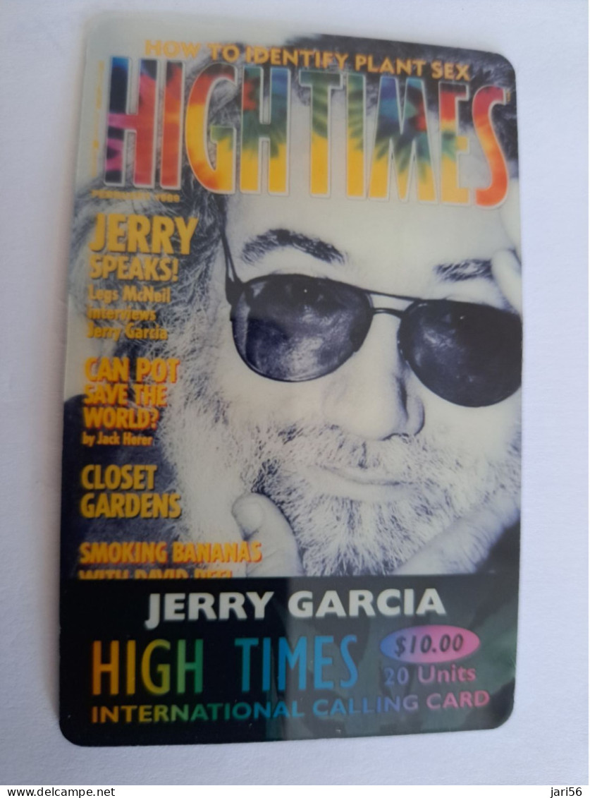 UNITED STATES USA / $10,- ATX TELECOM/ HIGH TIMES/ JERRY GARCIA     / MINT   **14532** - Amerivox