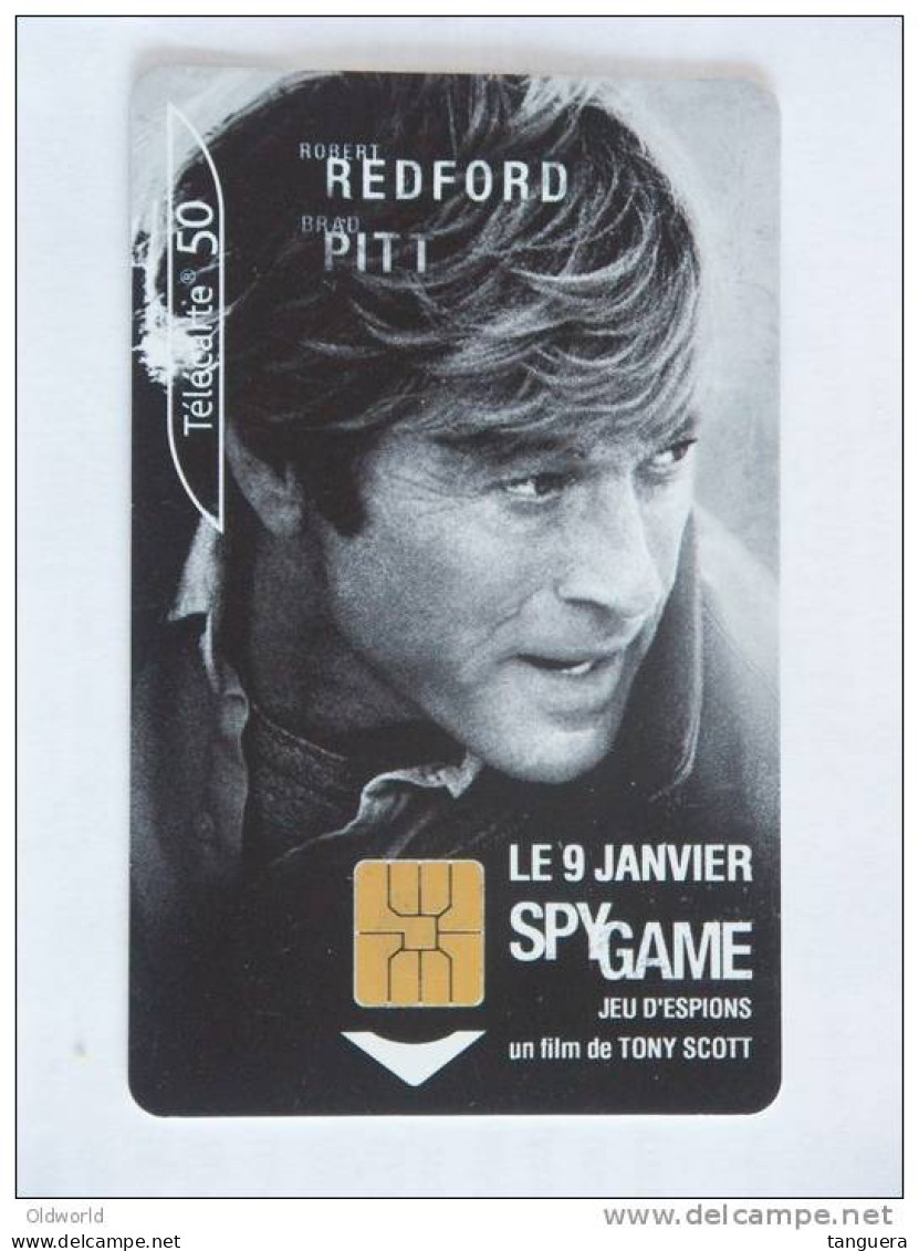 Robert Redford Spy Game Jeu D'espions Telefoonkaart Frankrijk France Télécom Télécarte 50 - 2001