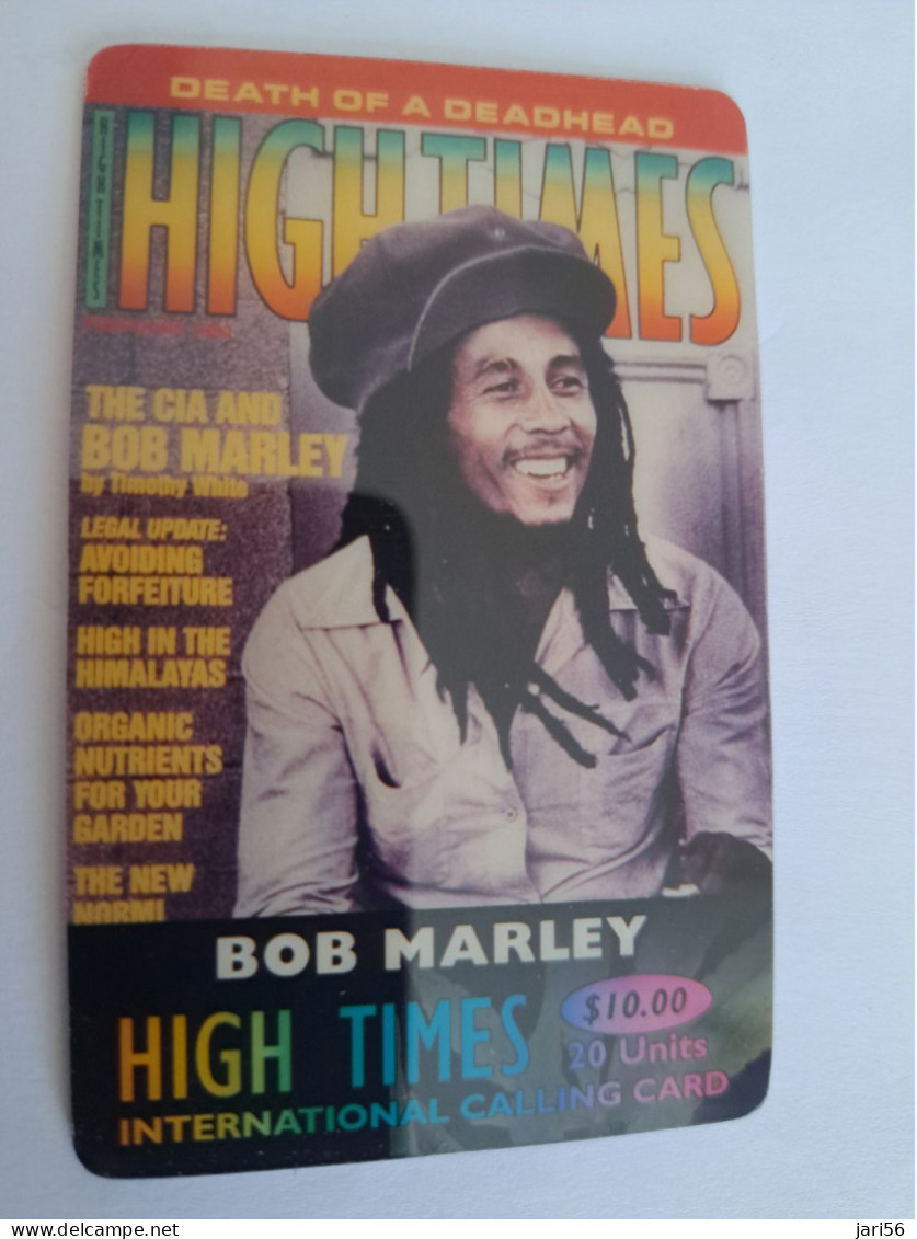 UNITED STATES USA / $10,- ATX TELECOM/ HIGH TIMES/  BOB  MARLEY      / MINT   **14535** - Amerivox