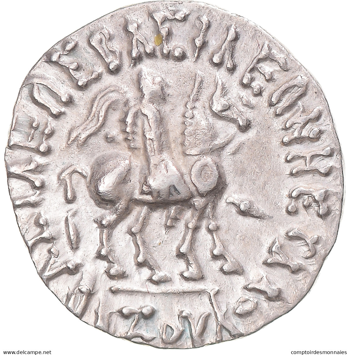 Azes I, Indo Scythians, Drachme, 55-35 BC, Argent, SUP - Indias