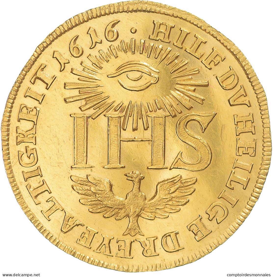 Monnaie, Etats Allemands, SAXONY-ALBERTINE, Johann Georg I, Ducat, 1616 - Monete D'oro