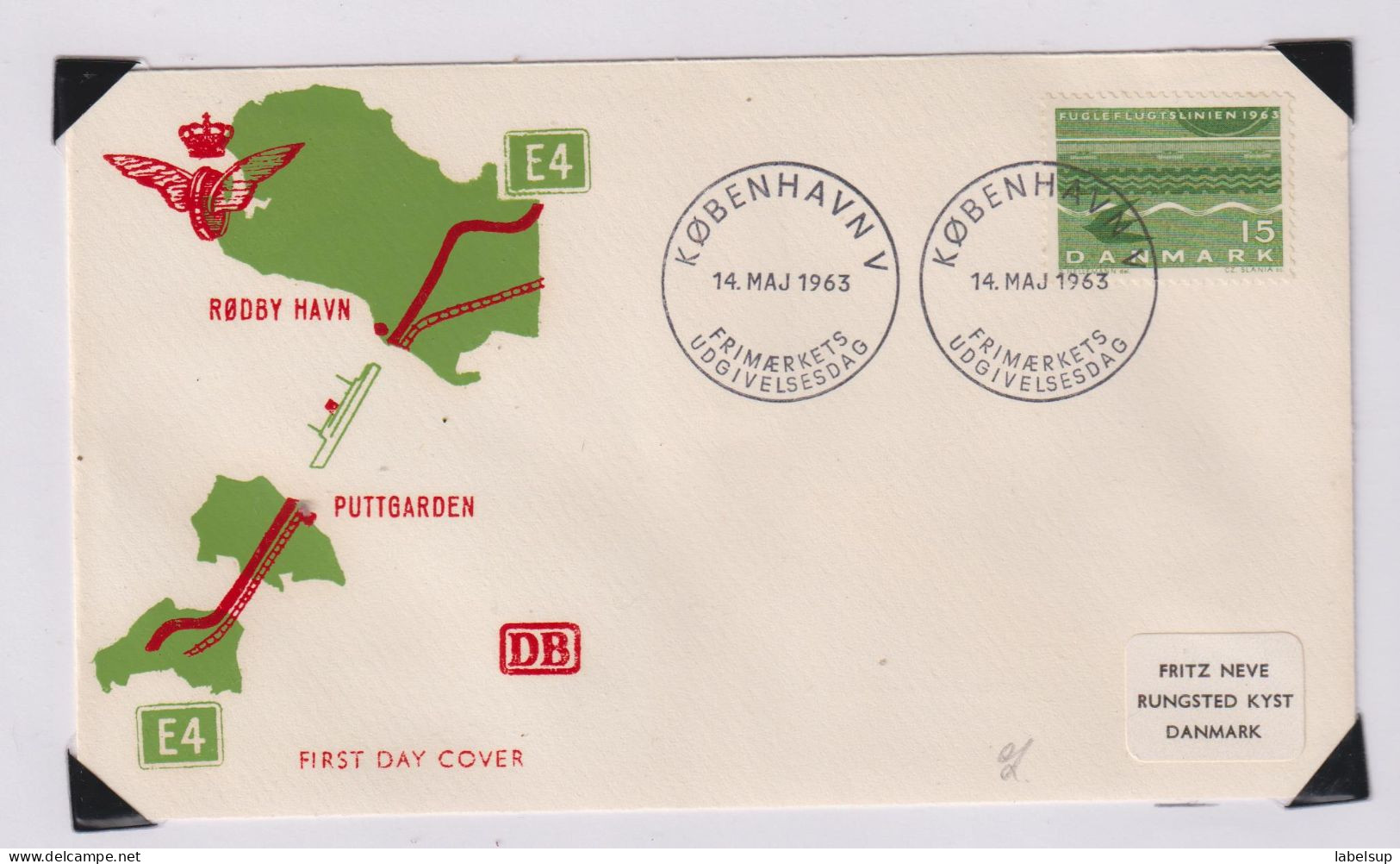 FDC 1er Jour Neuf** Du  Danemark  De 1963 - Lettres & Documents