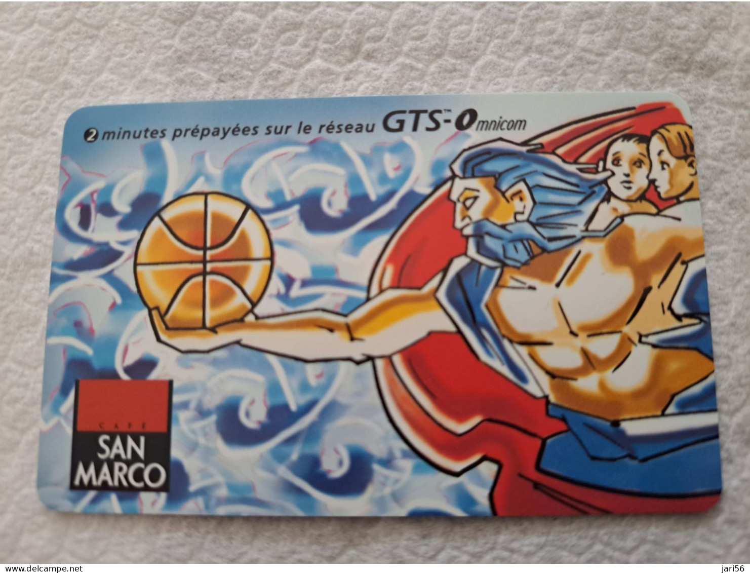 FRANCE/FRANKRIJK  / GTS/ SAN MARCO/ 2 MINUTES/ THICK CARD / HANDS /  PREPAID  / USED   ** 14538** - Prepaid: Mobicartes