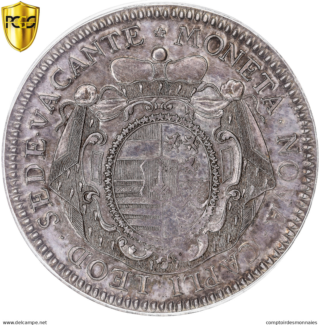 Monnaie, Liège, Sede Vacante, Patagon, 1784, Liege, PCGS, Cleaned UNC Detail - Andere & Zonder Classificatie