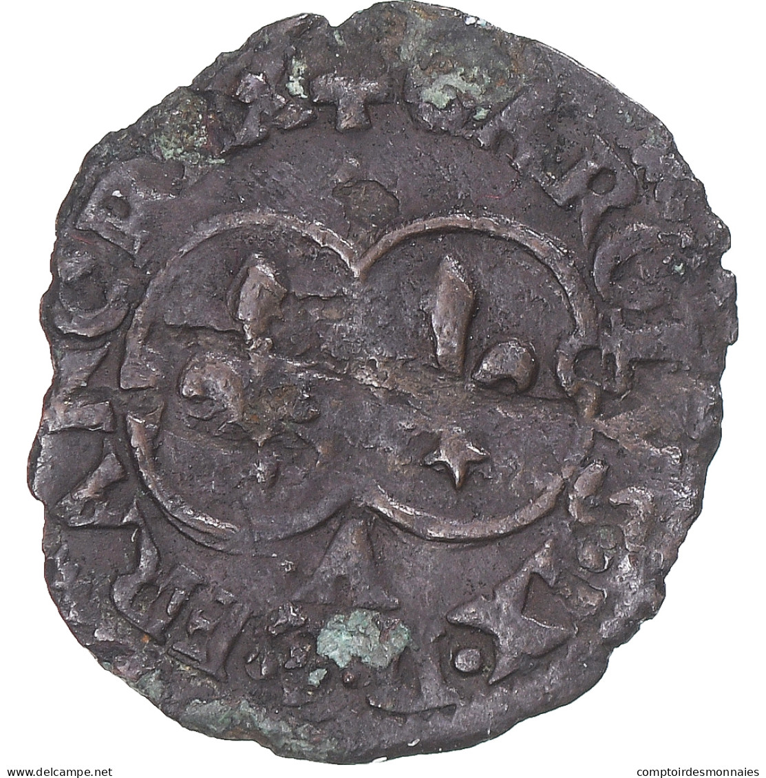 Monnaie, France, Charles IX, Denier Tournois à La Croisette, 1562, Paris, TB+ - 1560-1574 Charles IX