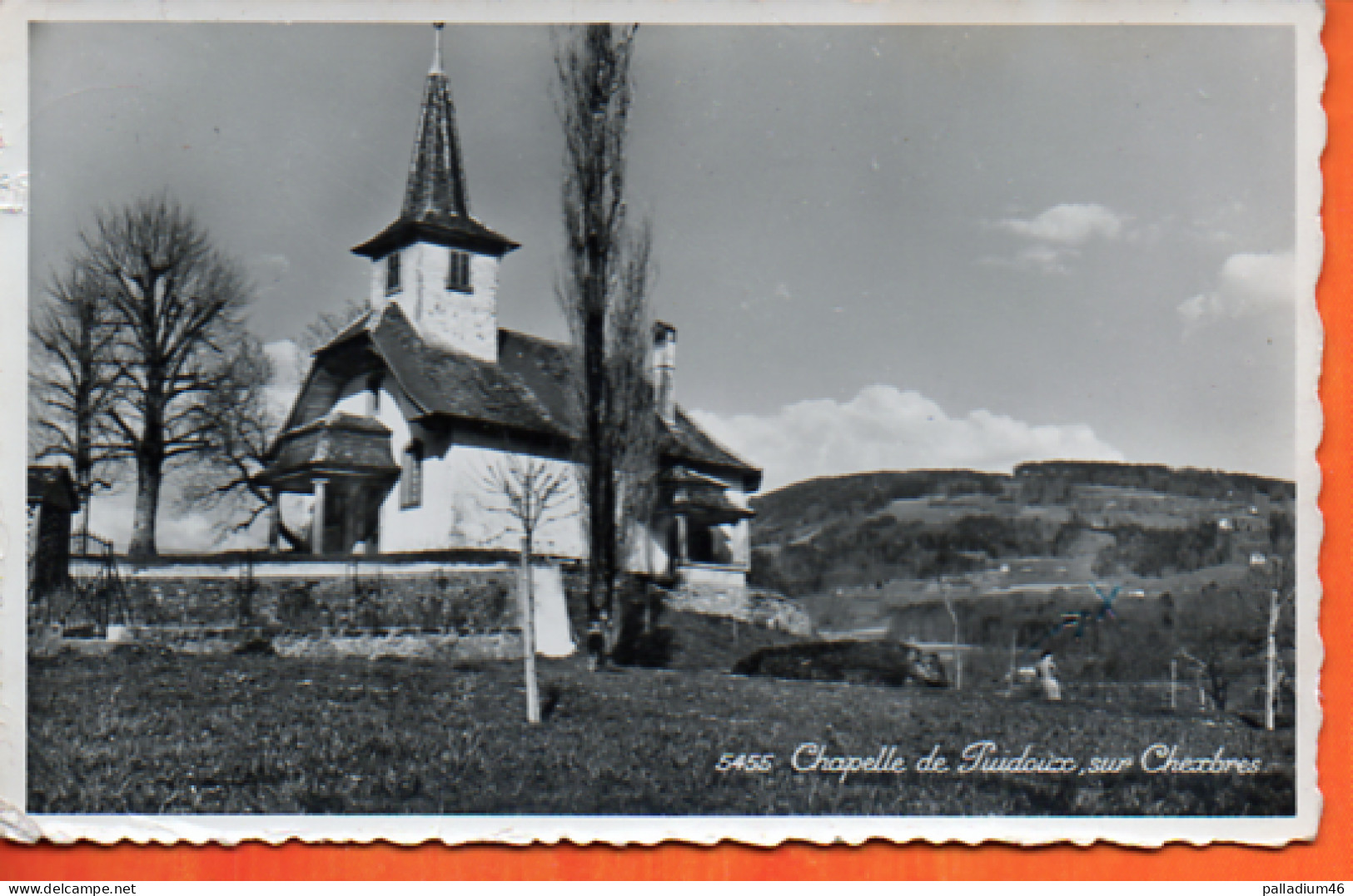 VAUD PUIDOUX SUR CHEXBRES CHAPELLE - Perrochet Lausanne No 5455 - Circulé Le 02.11.1961 - Chexbres