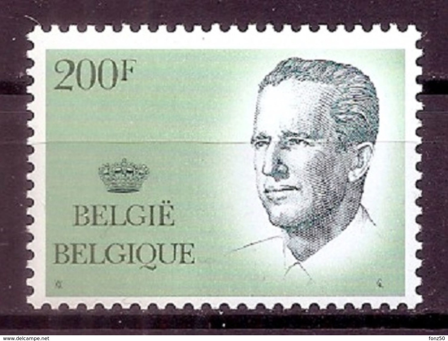 BELGIE * Nr 2236 * Postfris Xx * WIT PAPIER - GEELACHTIGE GOM - 1981-1990 Velghe