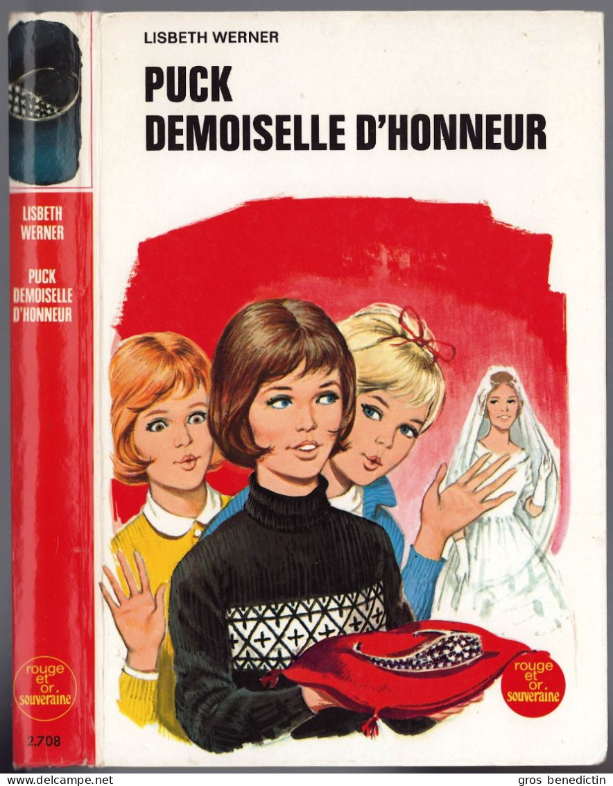 G.P. Rouge Et Or Souveraine N°258 - Lisbeth Werner - "Puck Demoiselle D'honneur" - 1973 - #Ben&Souv&Puck - Bibliotheque Rouge Et Or