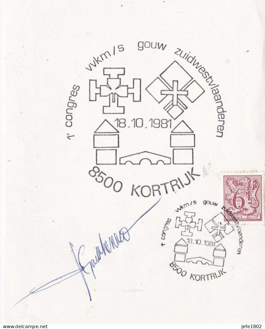 1° Congres Vvkm / S Zuidwestvlaanderen - Used Stamps