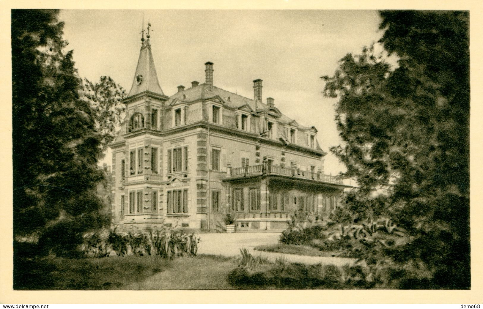 Schiltigheim CPA CPSM 67 Bas Rhin Maison De Retraite Des Vieillards Château  Photo N/B - Schiltigheim