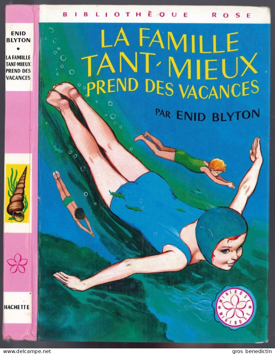 Hachette - Bibliothèque Rose - Enid Blyton - "La Famille Tant-Mieux Prend Des Vacances" - 1975 - #Ben&Bly&TM - Bibliotheque Rose