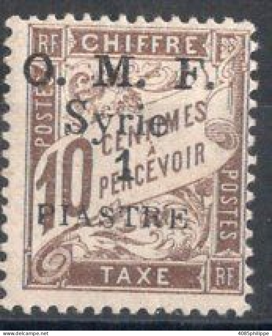 SYRIE Timbre-Taxe N°5* Neuf Charnière TB Cote 6€00 - Postage Due