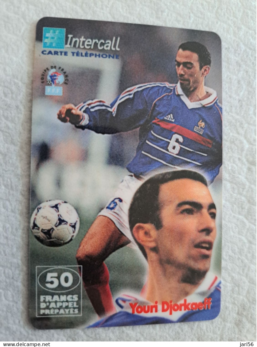 FRANCE/ 50F/ INTERCALL/ FOOTBAL/ YOURI DJORKAEFF     /   PREPAID  / USED   ** 14559** - Voorafbetaalde Kaarten: Gsm