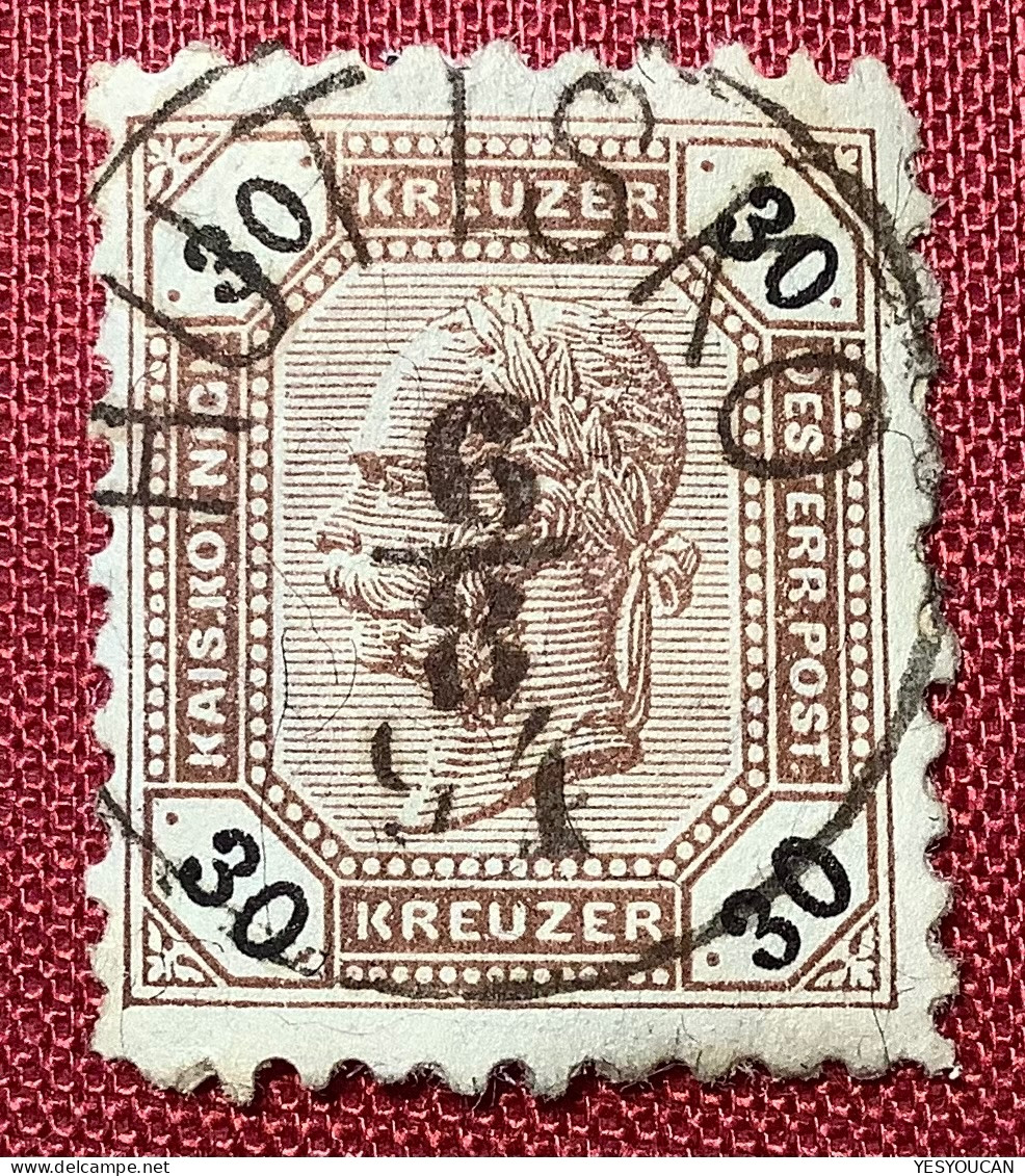 HUSTIKO 1894 = Solanec Tschechien Mähren Luxus-Stempel  Österreich (Austria  Autriche Czech Republic - Gebruikt