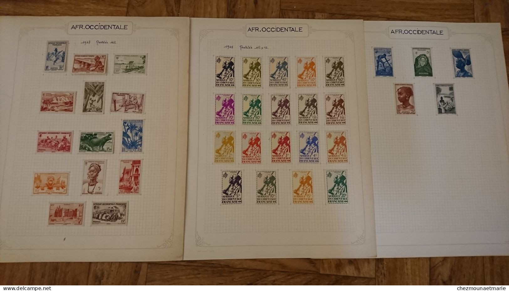 AOF LOT DE TIMBRES NEUFS AVEC CHARNIERE - Nuevos