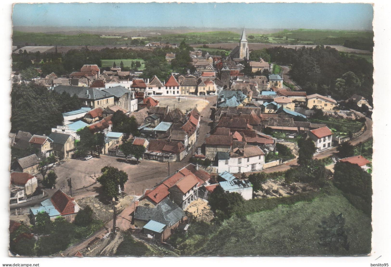 CPSM De LEMBEYE - Vue Générale. - Lembeye