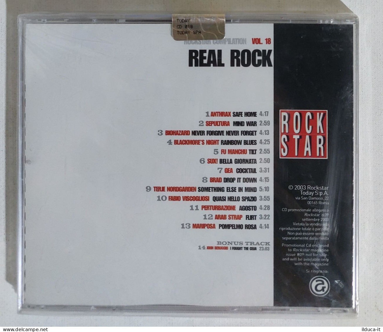 38106 CD - RockStar Compilation - Real Rock (volume 1) - Compilations