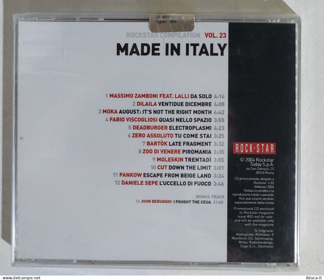 38115 CD - RockStar - Made In Italy (volume 3) - Compilations