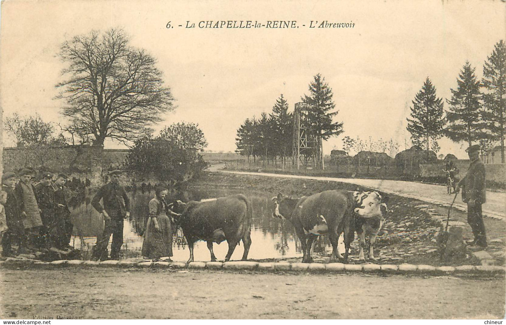 LA CHAPELLE LA REINE L'ABREUVOIR VACHES - La Chapelle La Reine