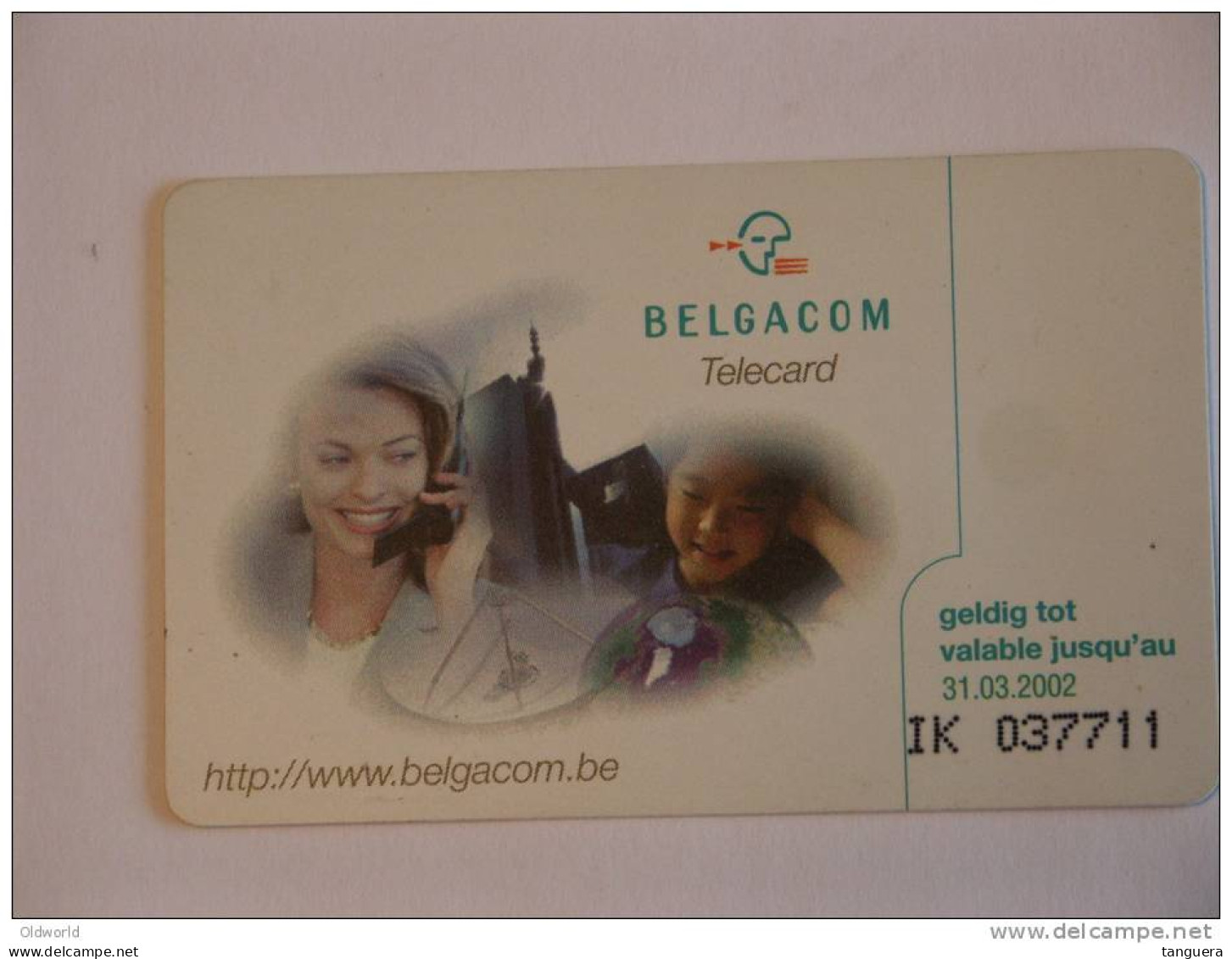 Telefoonkaart Telecard Belgacom Belgique België Landschap Geldig To 2002 - Avec Puce