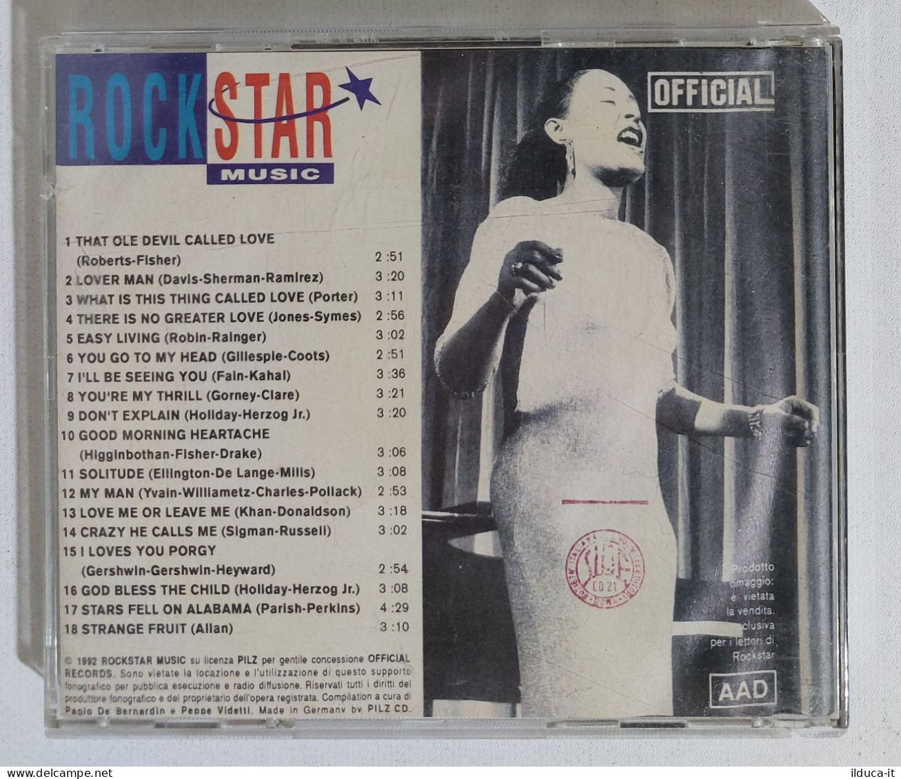 39473 CD - RockStar Music - Billie Holiday - Ballads - Compilations