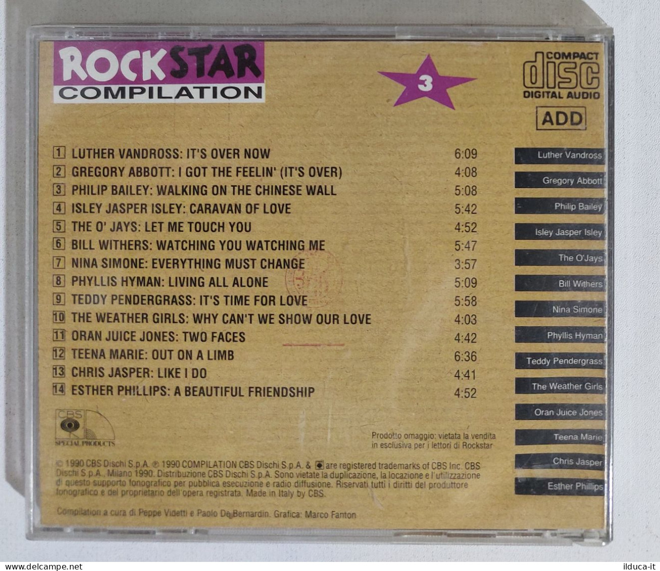 39484 CD - RockStar Compilation Nr 3 - Hit-Compilations