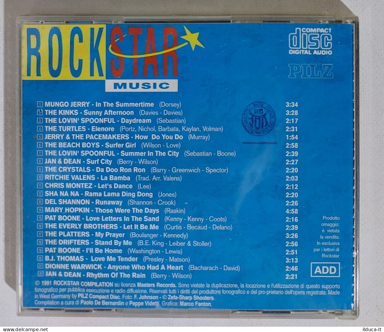 39490 CD - RockStar Music - 22 Super Hit - Compilaciones