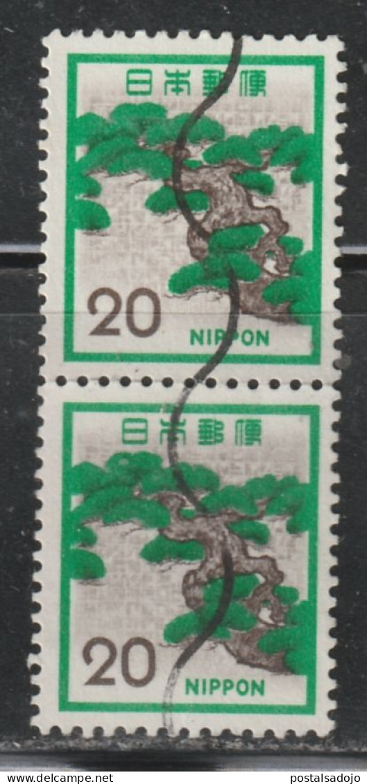 JAPON   855  // VERT 1034X2  // 1971-72 - Gebruikt