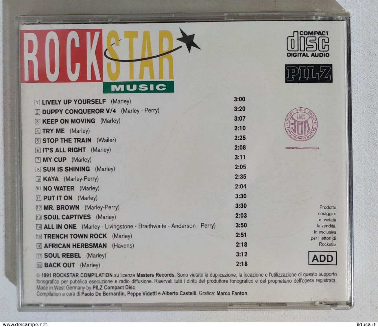 39500 CD - RockStar Music - Bob Marley - Compilations