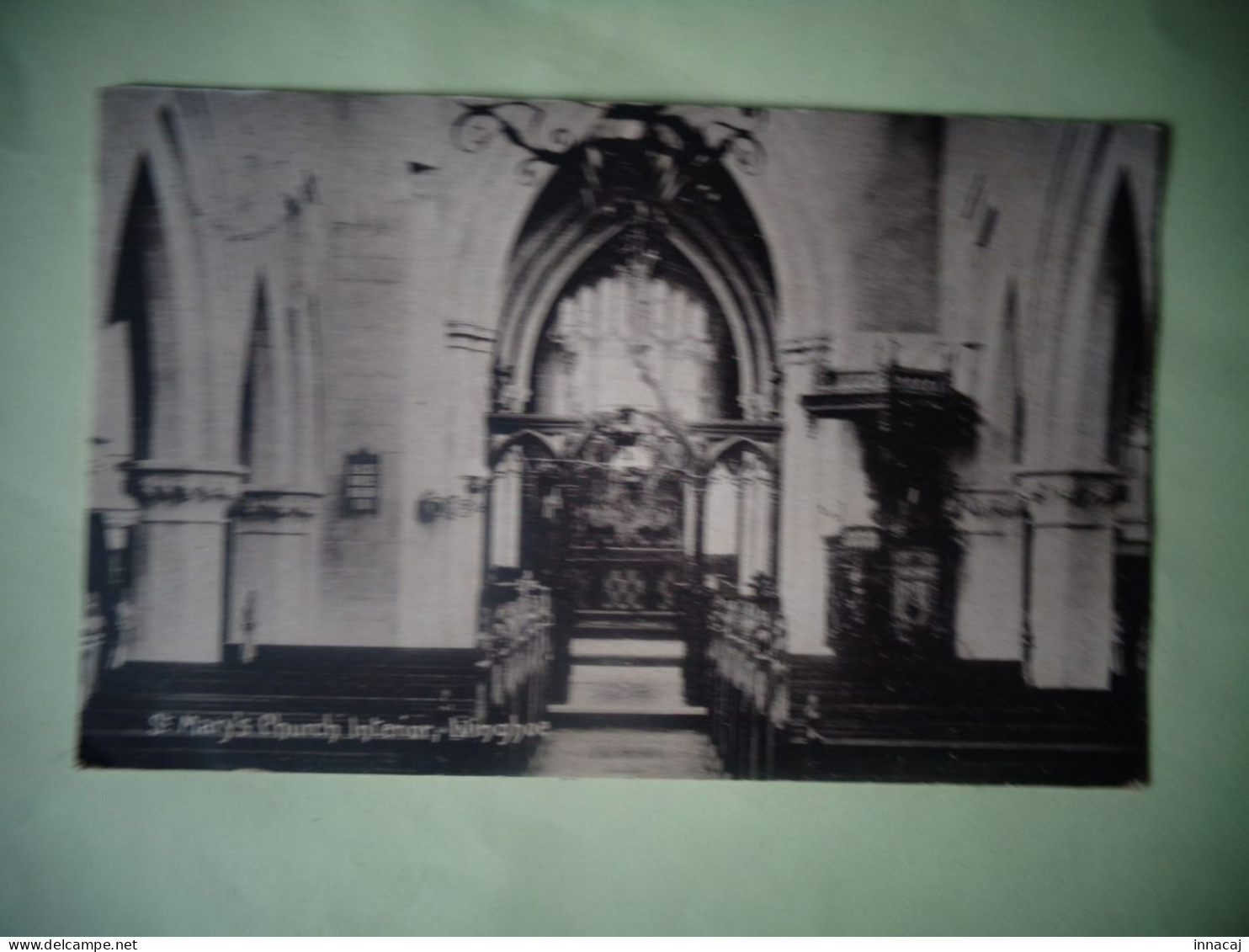 102-8-152               IVINGHOE    St Mary's Church  Interior - Buckinghamshire