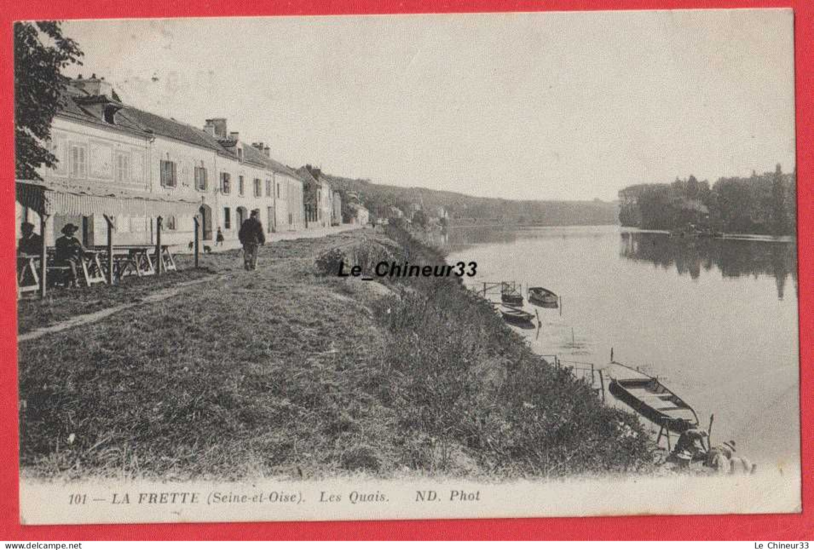 95 - LA FRETTE---Les Quais---animé - La Frette-sur-Seine