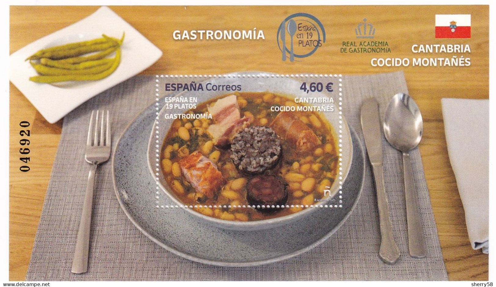 2023-ED. 5680 - Gastronomía España En 19 Platos. Cantabria. Cocido Montañés - NUEVO - Blocs & Hojas