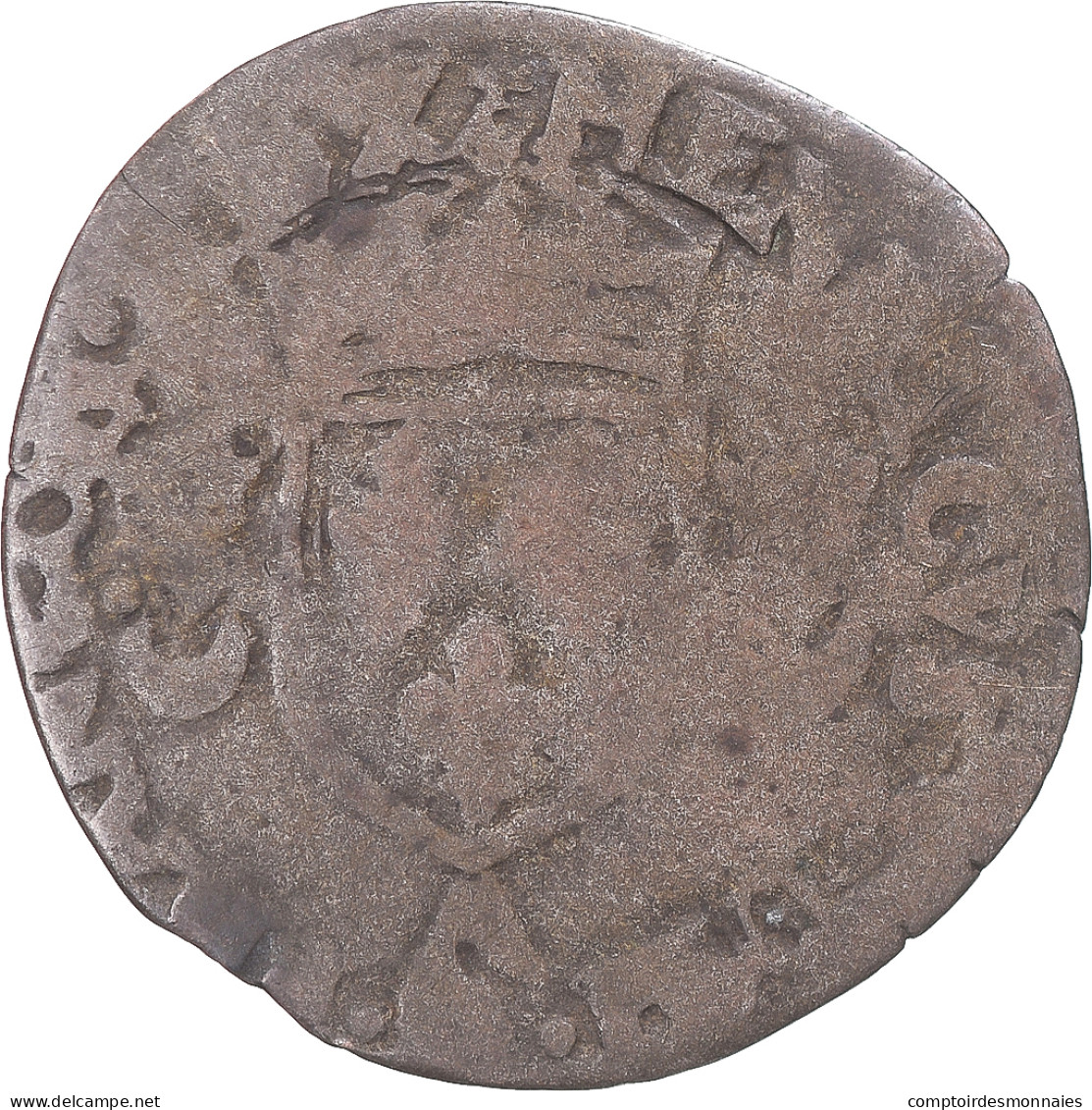 Monnaie, France, Henri II, Douzain Aux Croissants, 1550, TB, Billon, Gadoury:357 - 1547-1559 Heinrich II.