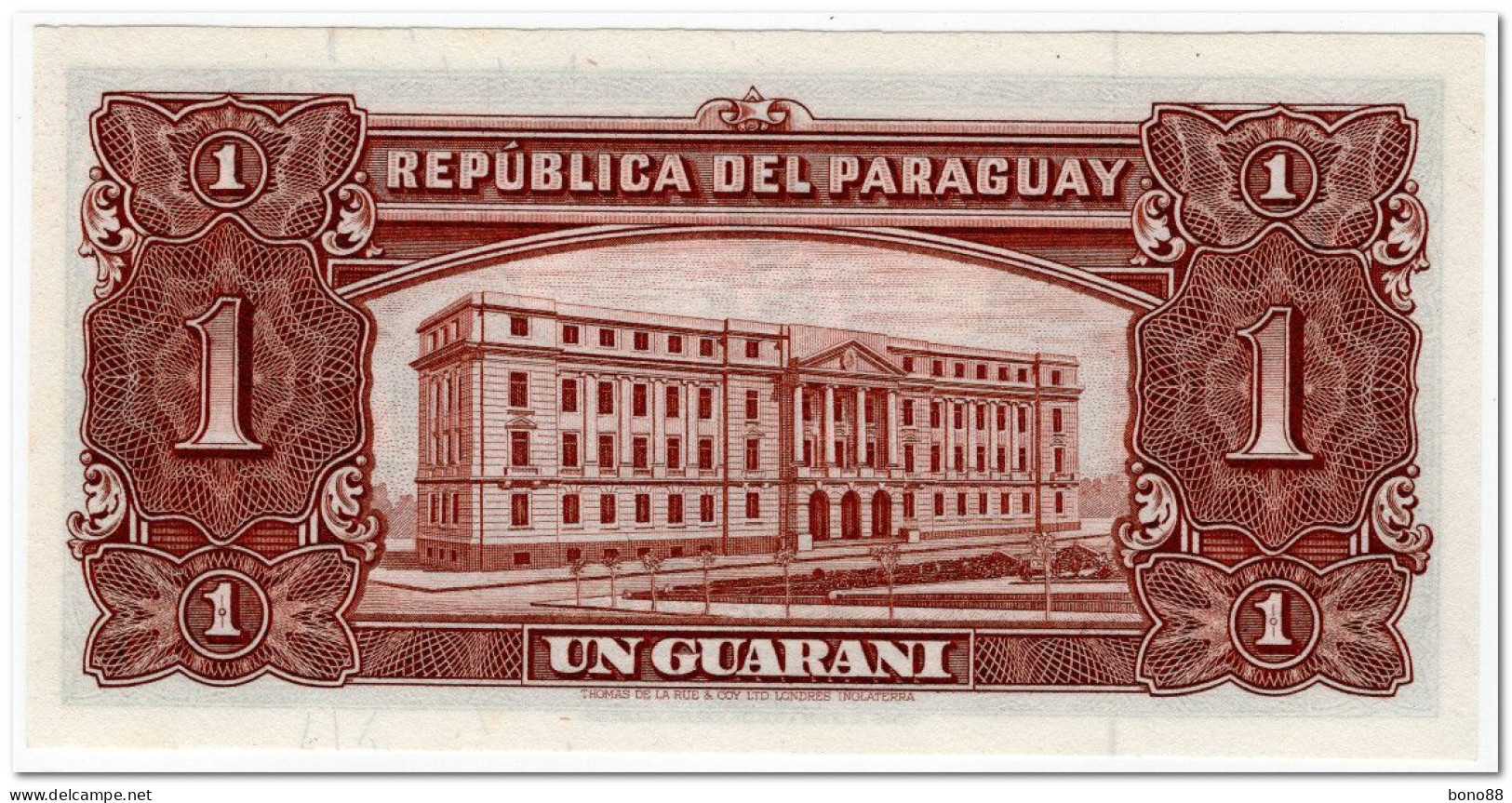 PARAGUAY,1 GUARANI,L.1952,P.185b,UNC - Paraguay