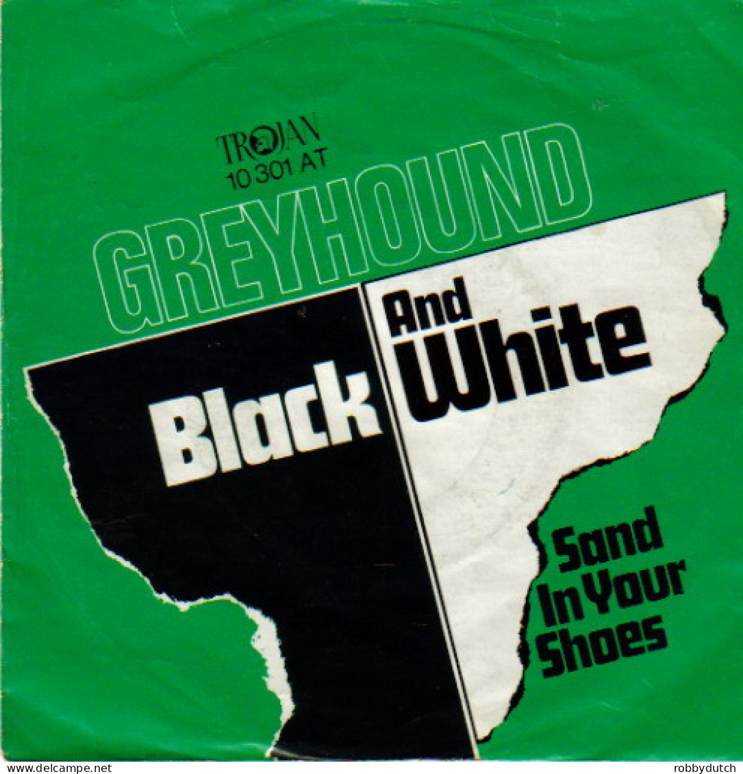 * 7"  *  GREYHOUND - BLACK AND WHITE (Germany 1971 EX-) - Reggae