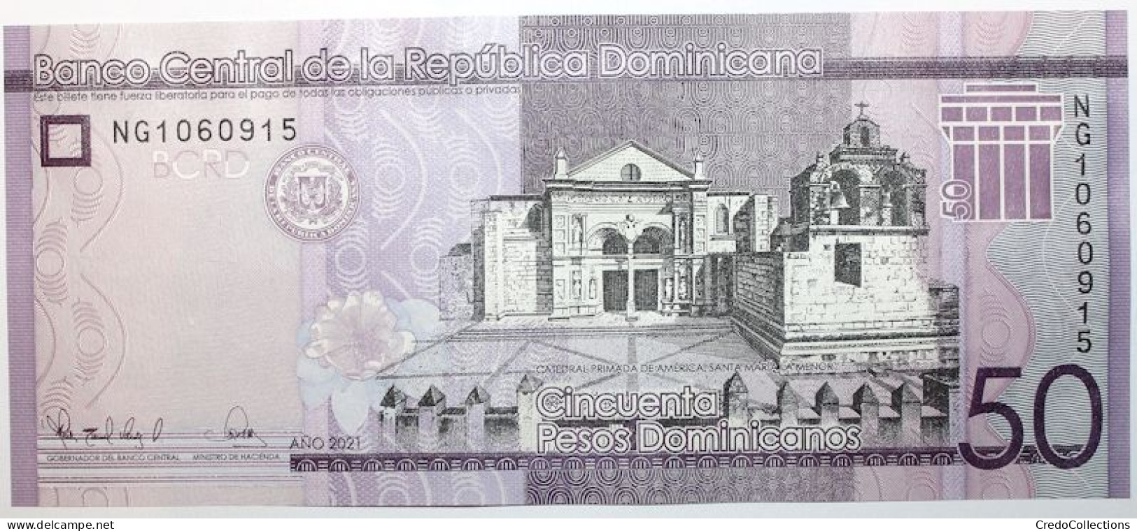 Dominicaine (Rép.) - 50 Pesos - 2021 - PICK 189g - NEUF - Dominicaine