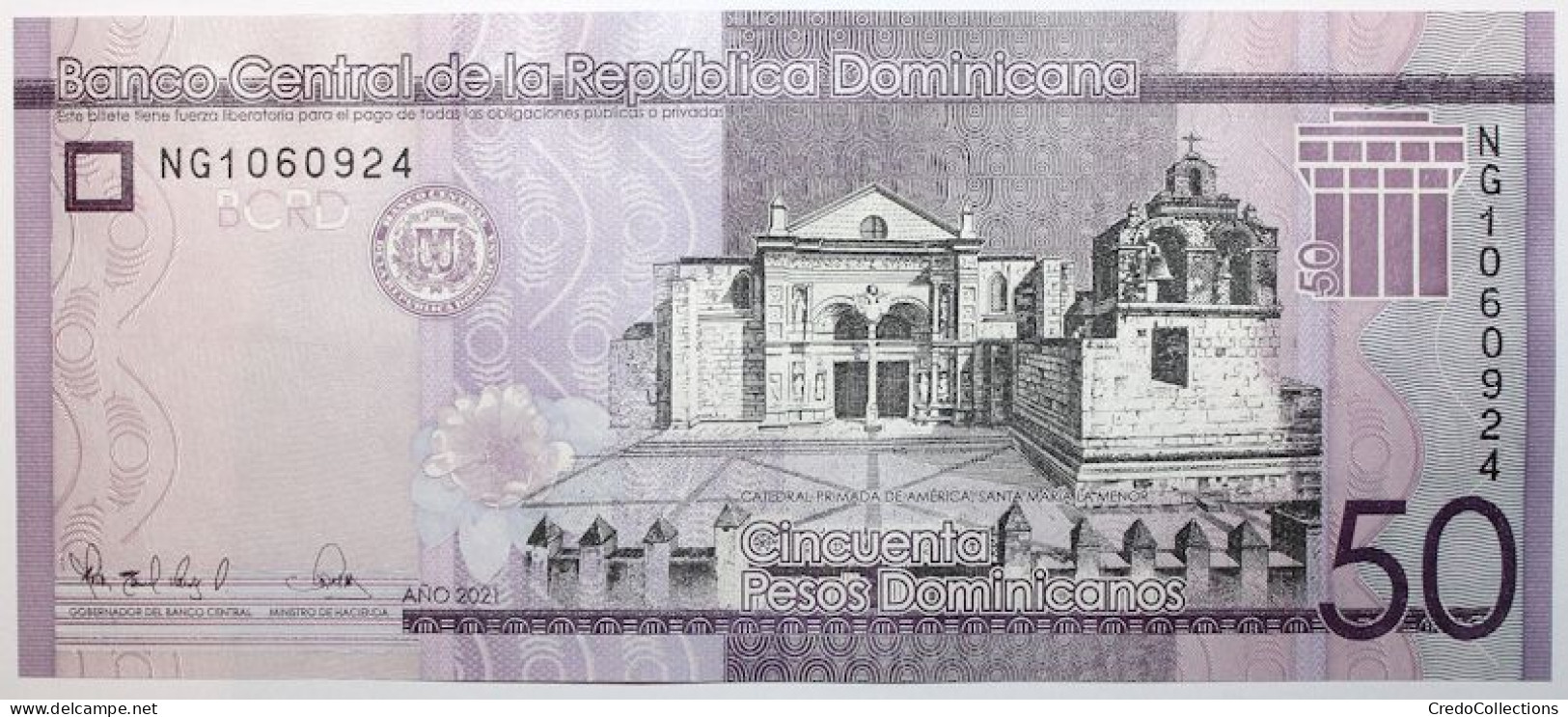 Dominicaine (Rép.) - 50 Pesos - 2021 - PICK 189g - NEUF - Dominicaine