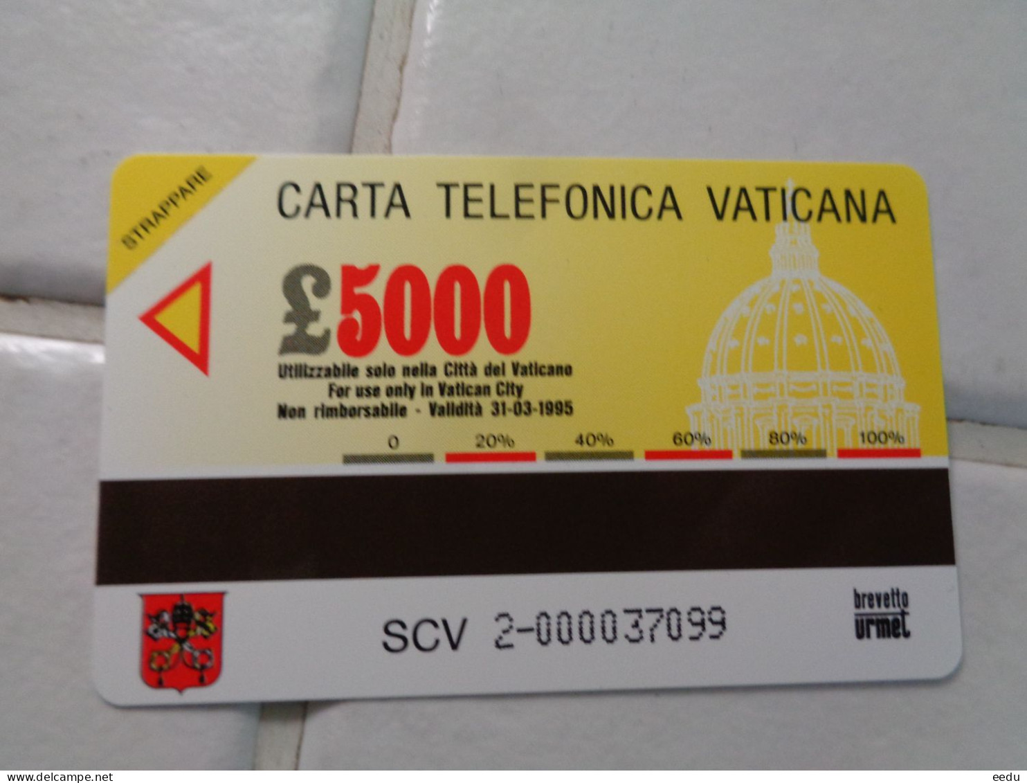 Vatican Phonecard - Vaticaanstad