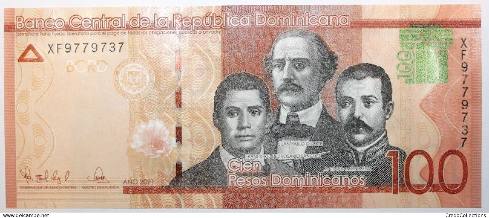 Dominicaine (Rép.) - 100 Pesos - 2021 - PICK 190g - NEUF - Dominicaine