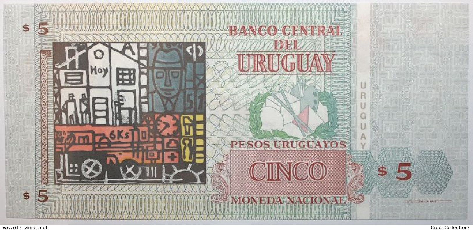 Uruguay - 5 Pesos Uruguayos - 1998 - PICK 80 - NEUF - Uruguay