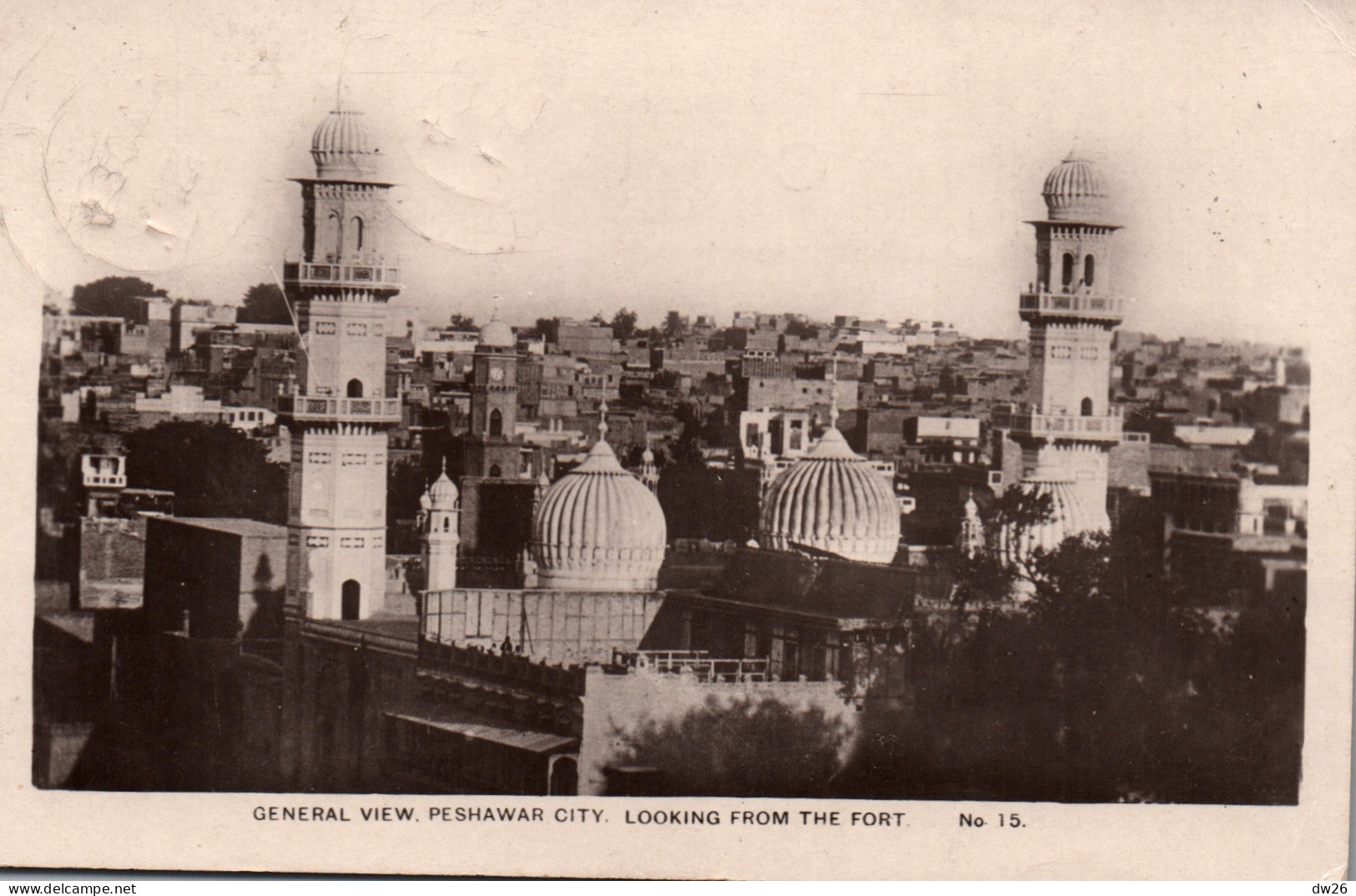 Pakistan - Peshawar City, General View, Looking From The Fort - Panorama Sur Les Mosquées - Pakistan