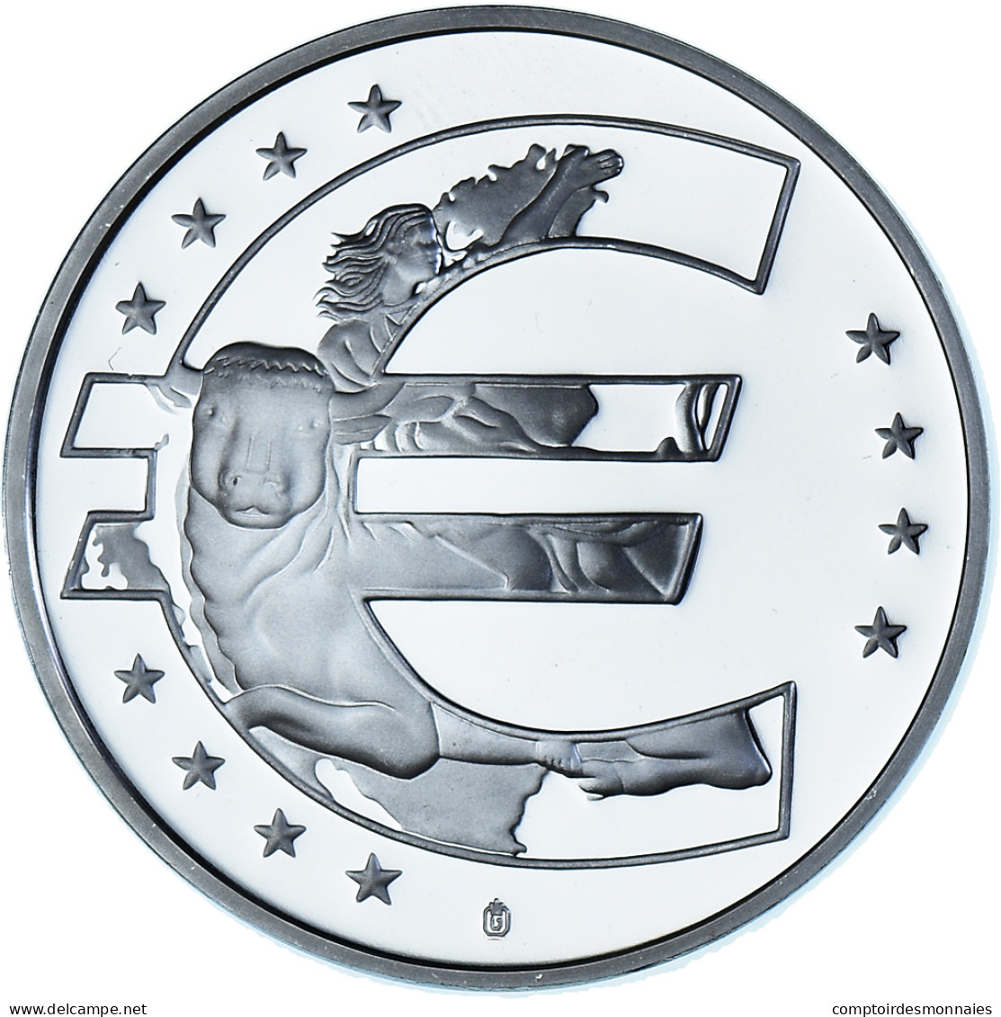 Belgique, Médaille, Adoption De L'Euro, Politics, 2002, FDC, Cuivre Plaqué - Autres & Non Classés
