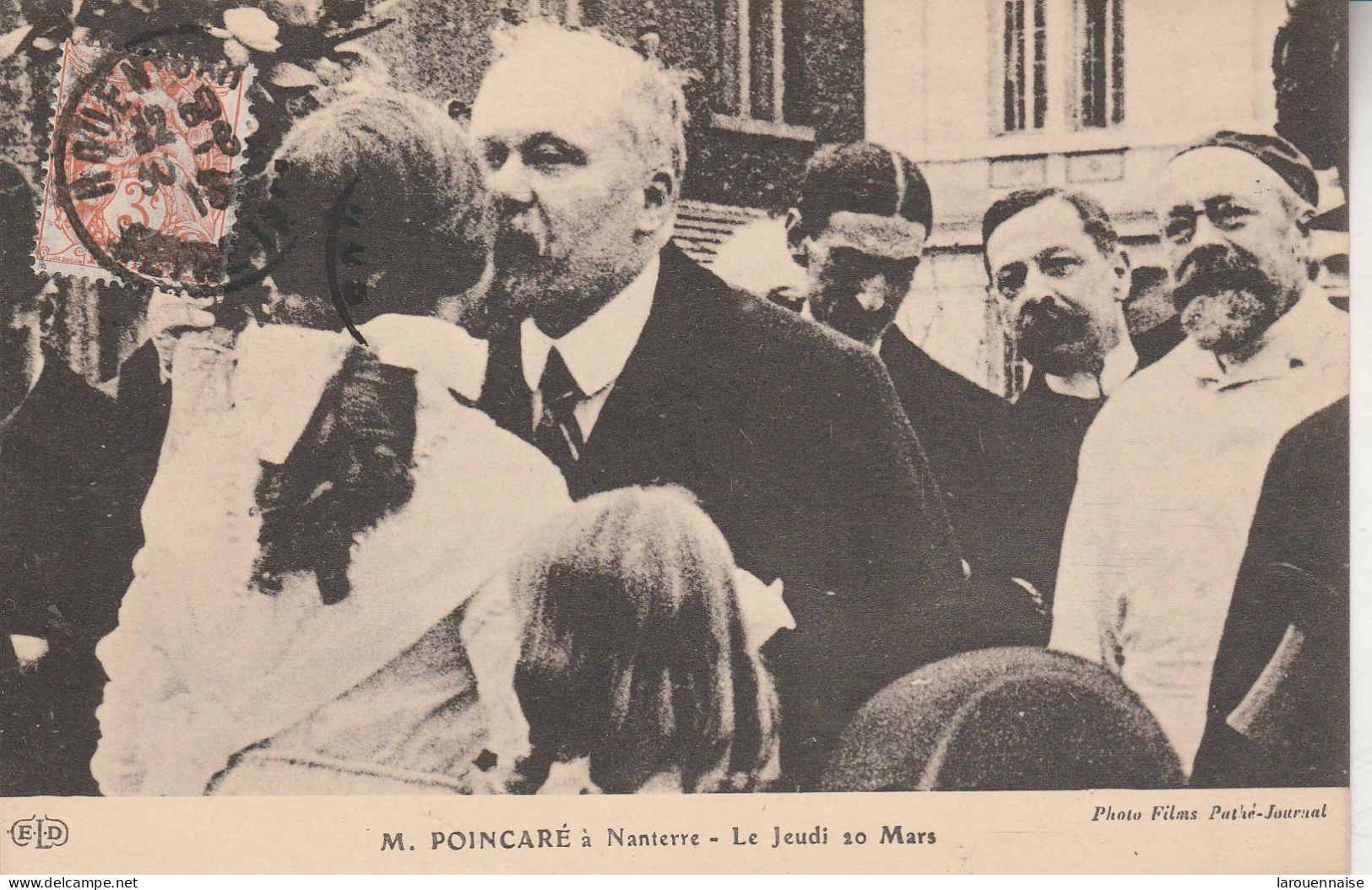 92 - NANTERRE - M. Poincaré à Nanterre - Le Jeudi 20 Mars - Personnages