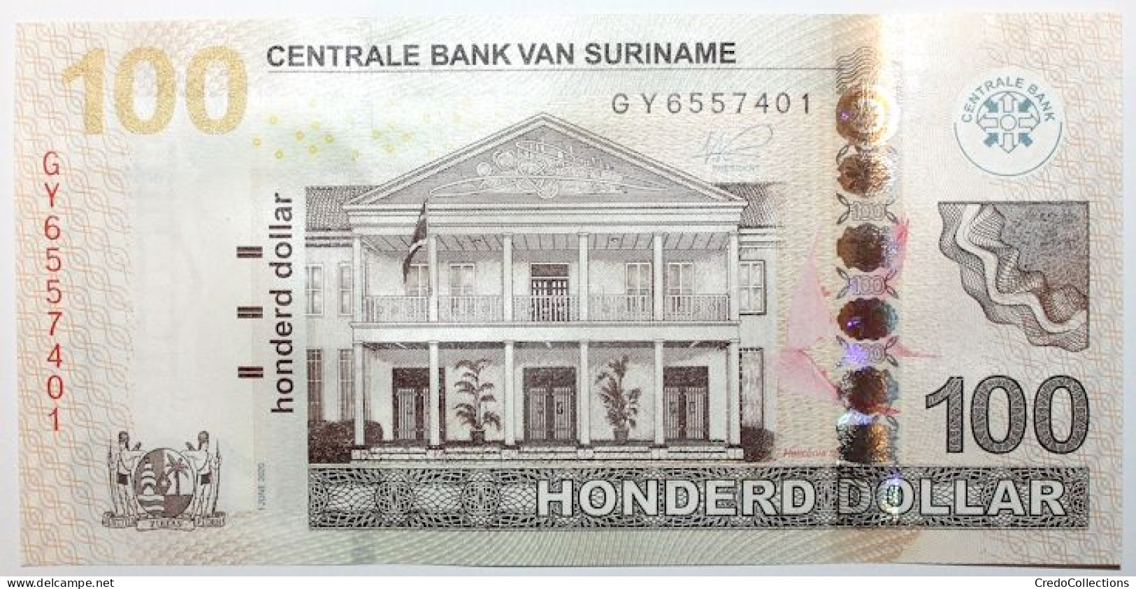 Surinam - 100 Dollars - 2020 - PICK 166e - NEUF - Suriname