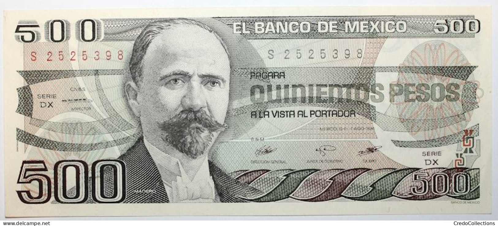 Mexique - 500 Pesos - 1984 - PICK 79b.8 - NEUF - Mexique